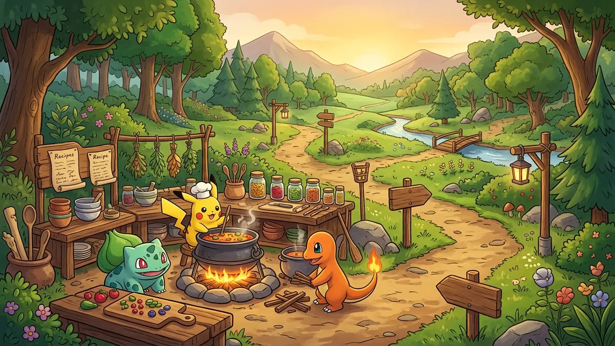 Pokemon Pokopia All Recipes Food Buffs Guide