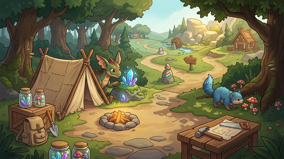 Pokemon Pokopia Resources Respawn Guide Crystals Mushrooms