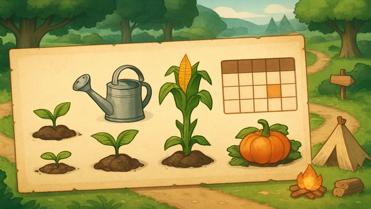 Pokopia plant growth times — every crop side-by-side comparison